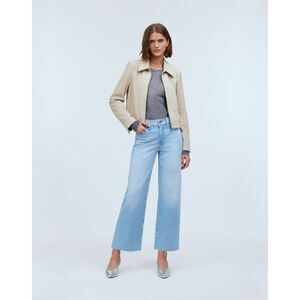 Madewell Blue Flare Wide Leg Jeans
